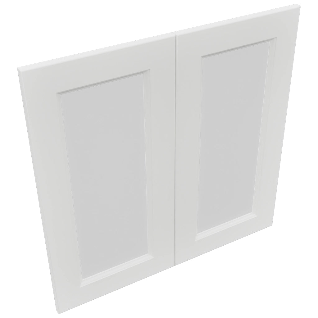 Fabuwood Nexus Frost DS GDW3030 Wall Glass Door, Top View
