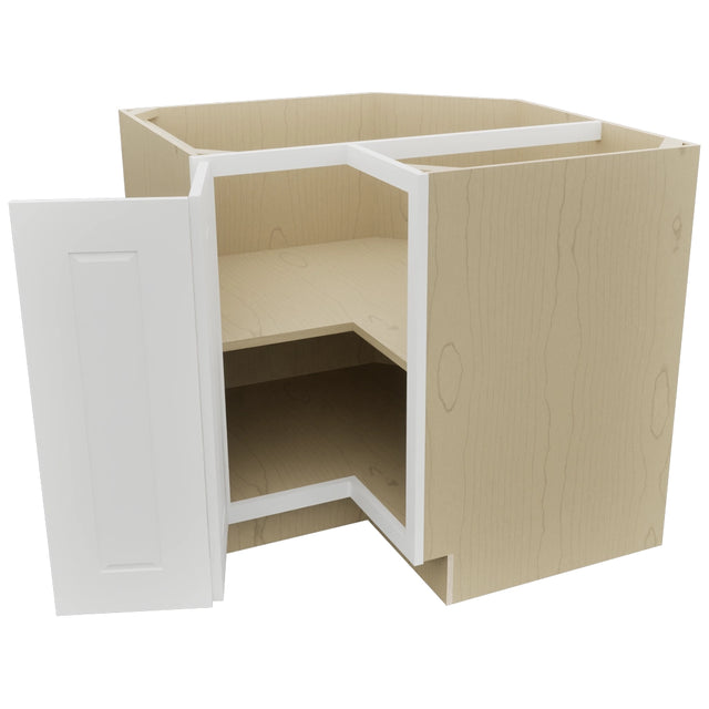 Fabuwood Nexus Frost ERB36 Base Corner Easy Reach Cabinet, Open View