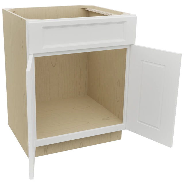 Fabuwood Nexus Frost SB27 Base Sink Cabinet, Open View