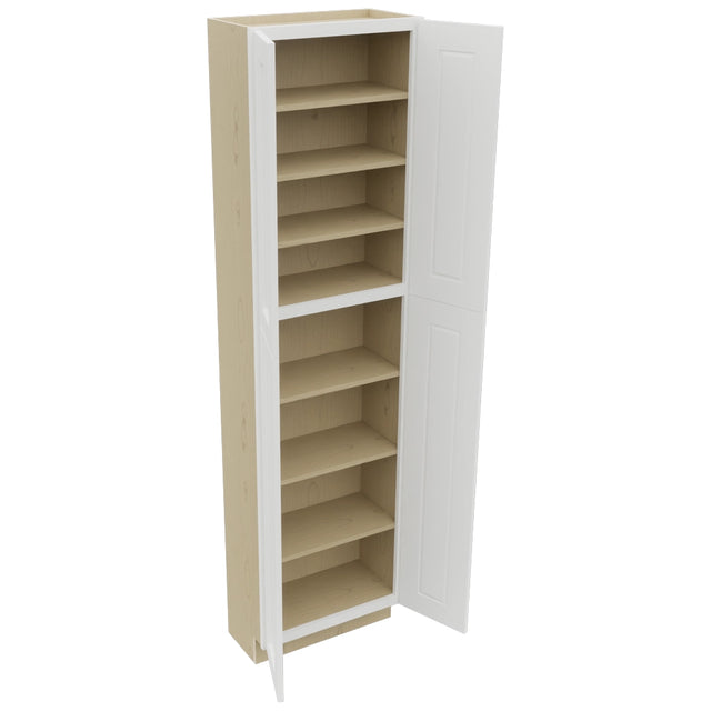 Fabuwood Nexus Frost TP241290 Tall Pantry Cabinet, Open View