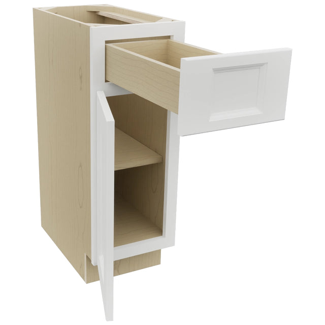 Fabuwood Nexus Frost VB12-34 Vanity Base Standard Cabinet, Open View