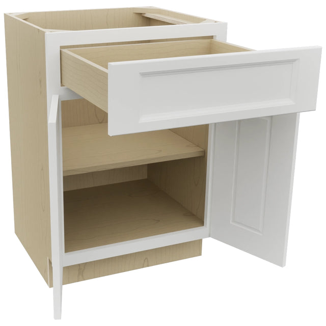 Fabuwood Nexus Frost VB24-34 Vanity Base Standard Cabinet, Open View