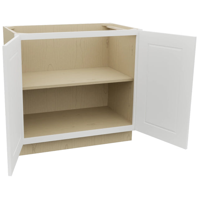 Fabuwood Nexus Frost VB36FD Vanity Base Full Height Cabinet, Open View