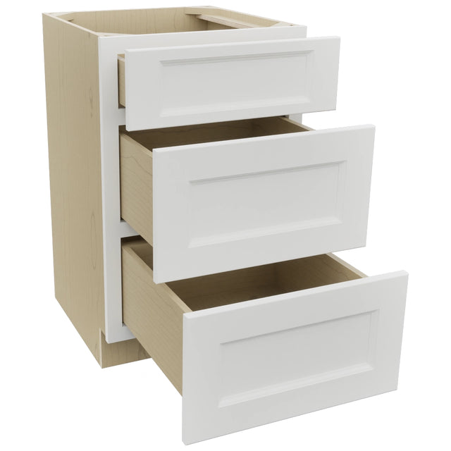 Fabuwood Nexus Frost VDB21-34 Vanity Drawer Cabinet, Open View