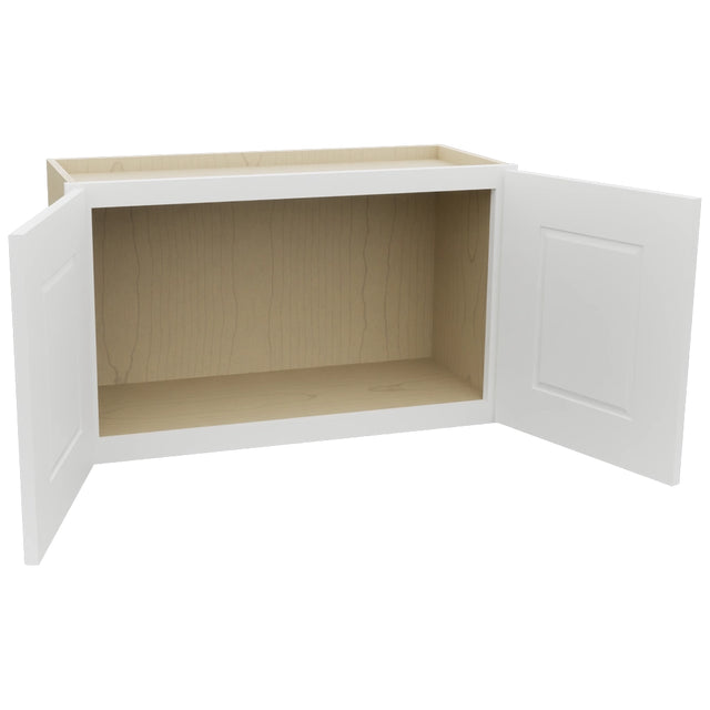 Fabuwood Nexus Frost W3018 Wall Standard Cabinet, Open View