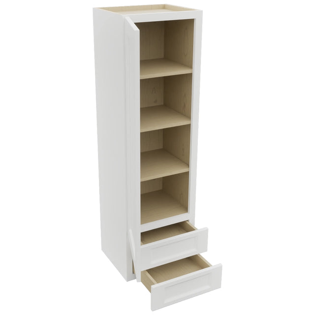 Fabuwood Nexus Frost WD1860 Wall Drawer Cabinet, Open View