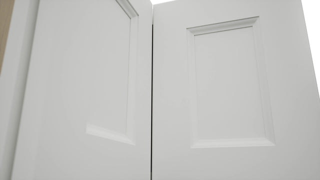 Fabuwood Nexus Frost WPC2415 Wall Corner Pie Cabinet, Detail View