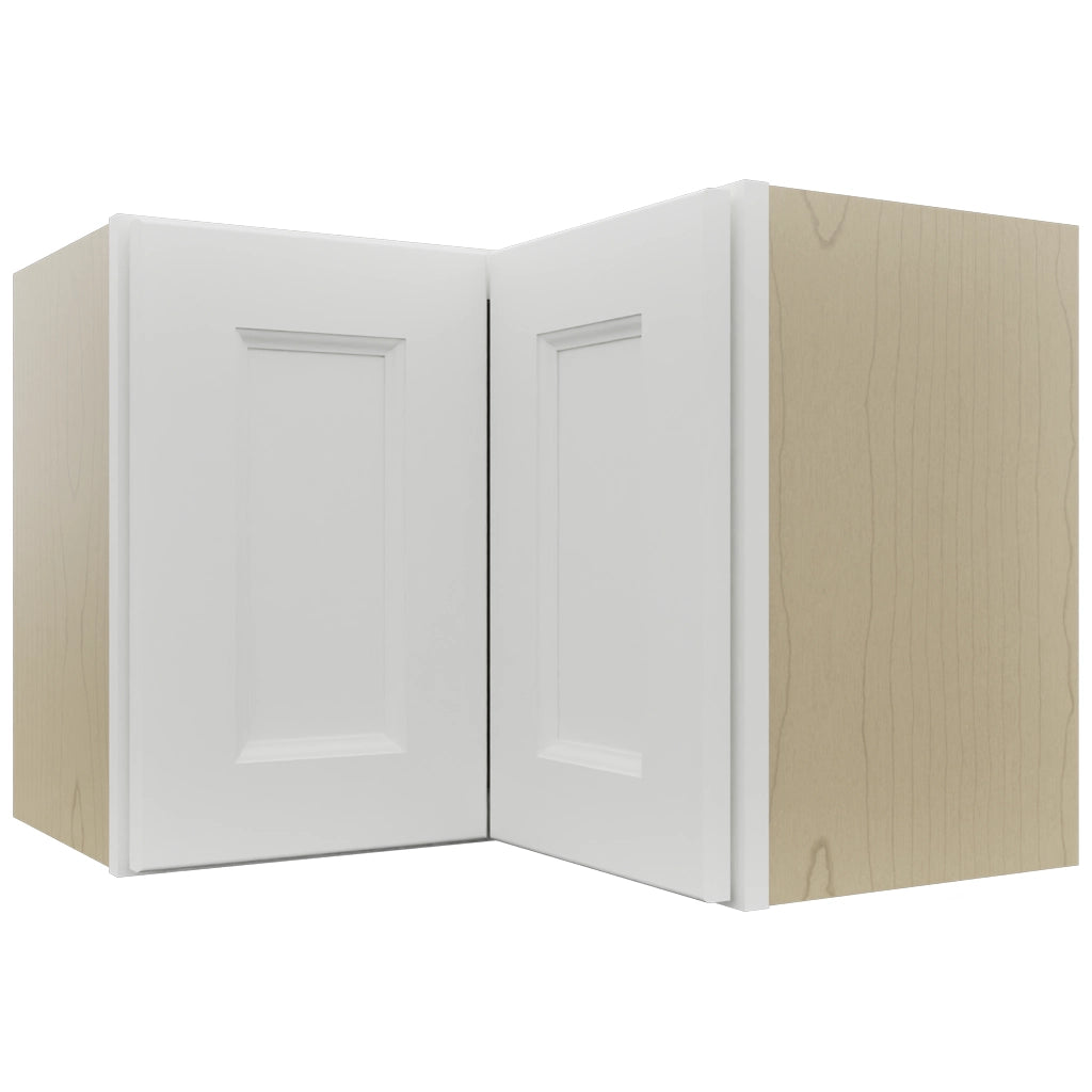 Fabuwood Nexus Frost WPC2418 Wall Corner Pie Cabinet, Front View