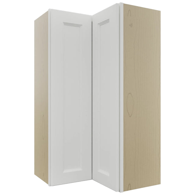 Fabuwood Nexus Frost WPC2442 Wall Corner Pie Cabinet, Front View