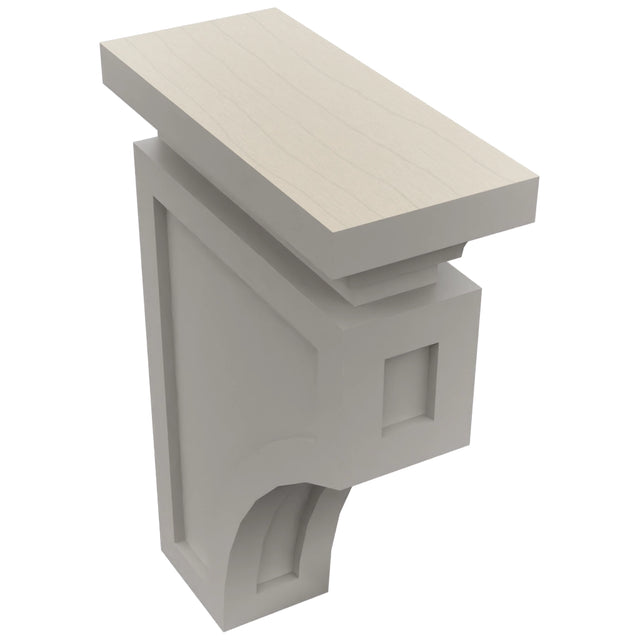 Fabuwood Nickel CMCB Corbel, Top View