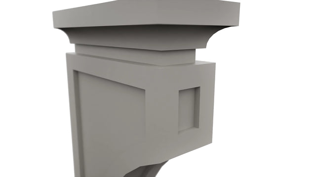 Fabuwood Nickel CMCB Corbel, Detail View
