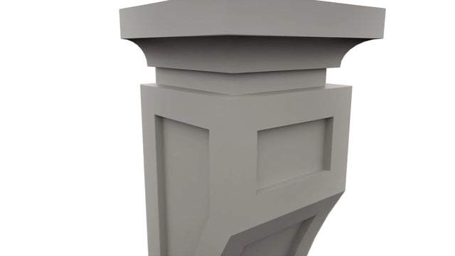Fabuwood Nickel CML Corbel, Detail View