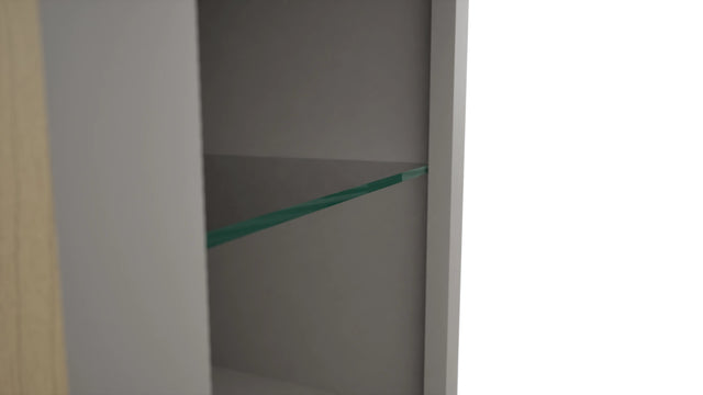 Fabuwood Nickel NDW1530 Wall Standard No Door Cabinet, Detail View