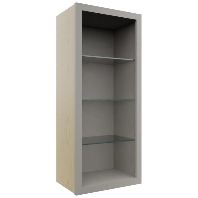 Fabuwood Nickel NDW1842 Wall Standard No Door Cabinet, Front View
