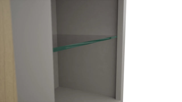 Fabuwood Nickel NDW1842 Wall Standard No Door Cabinet, Detail View