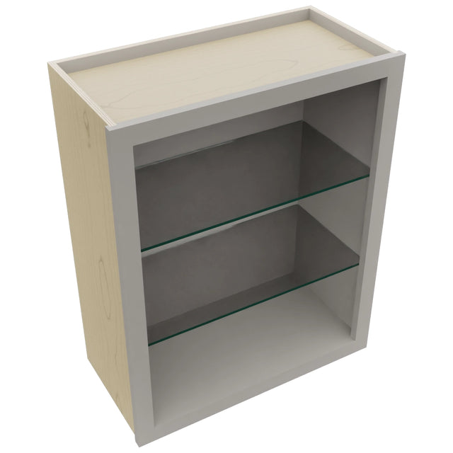 Fabuwood Nickel NDW2430 Wall Standard No Door Cabinet, Top View