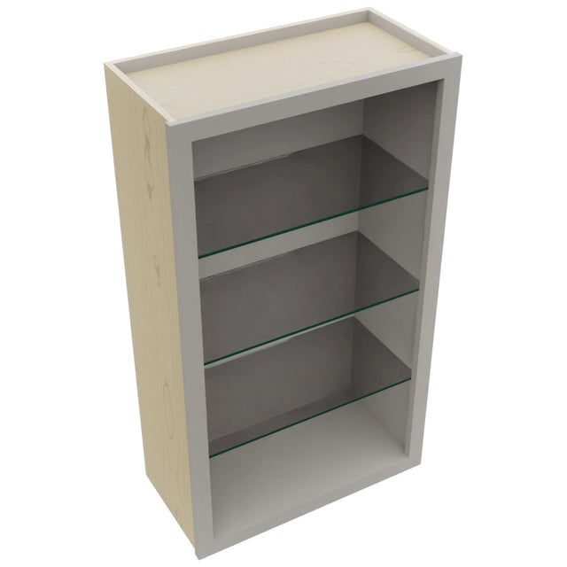 Fabuwood Nickel NDW2442 Wall Standard No Door Cabinet, Top View