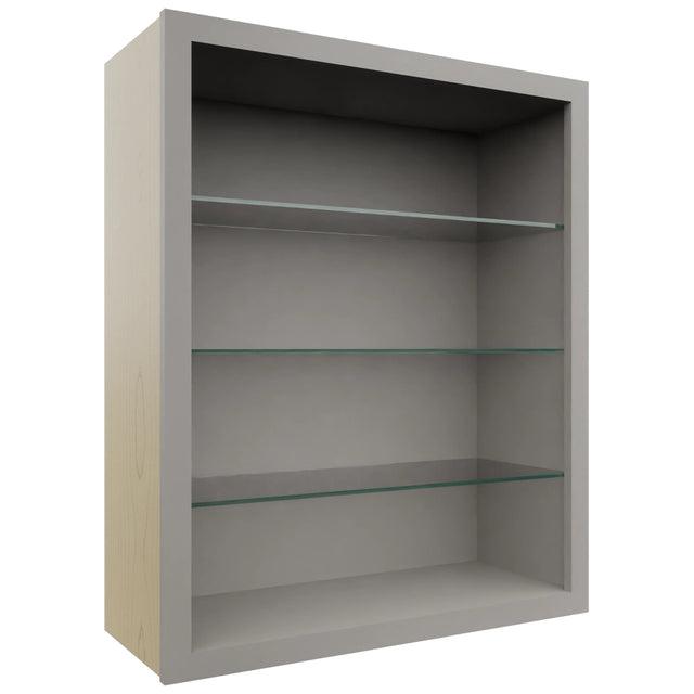 Fabuwood Nickel NDW3036 Wall Standard No Door Cabinet, Front View