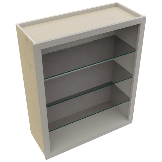 Fabuwood Nickel NDW3036 Wall Standard No Door Cabinet, Top View