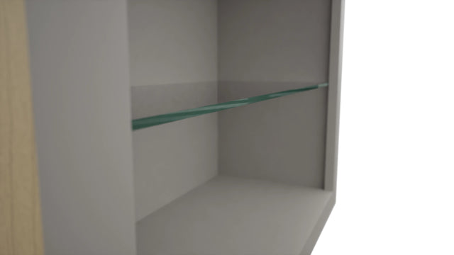 Fabuwood Nickel NDW3042 Wall Standard No Door Cabinet, Detail View