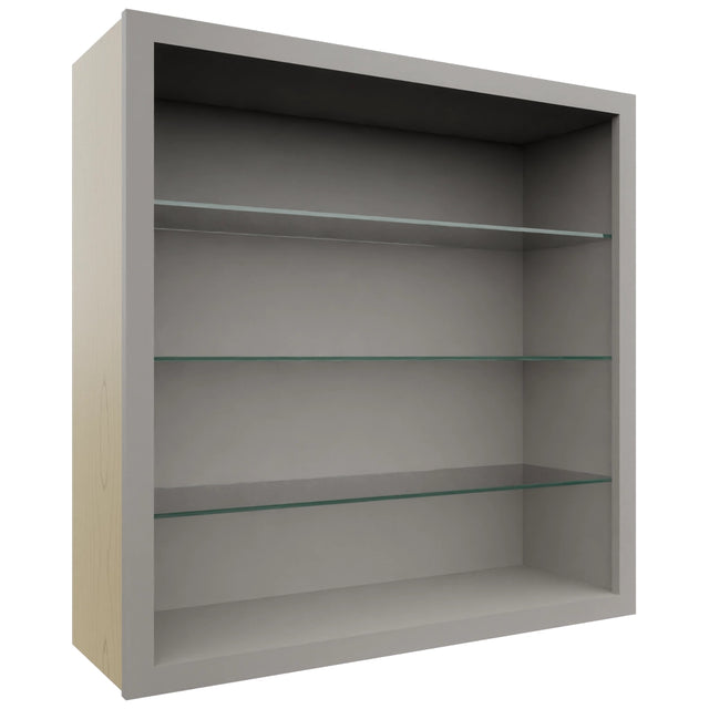 Fabuwood Nickel NDW3636 Wall Standard No Door Cabinet, Front View