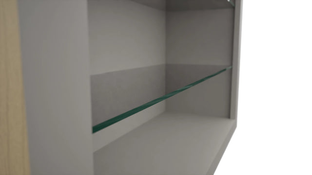 Fabuwood Nickel NDW3636 Wall Standard No Door Cabinet, Detail View