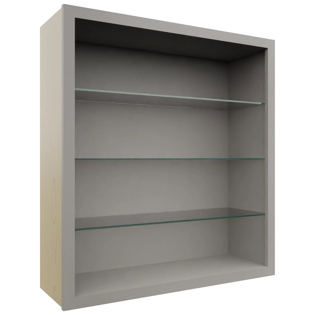Fabuwood Nickel NDW3639 Wall Standard No Door Cabinet, Front View