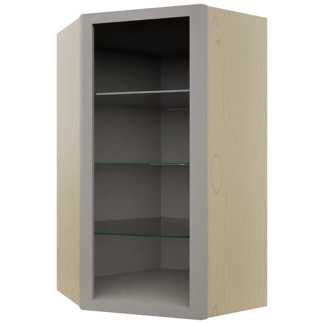 Fabuwood Nickel NDWDC2442 Wall Corner Diagonal No Door Cabinet, Front View