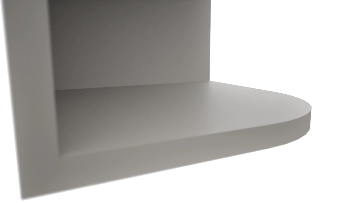 Fabuwood Nickel OE1239 Wall Open End Cabinet, Detail View