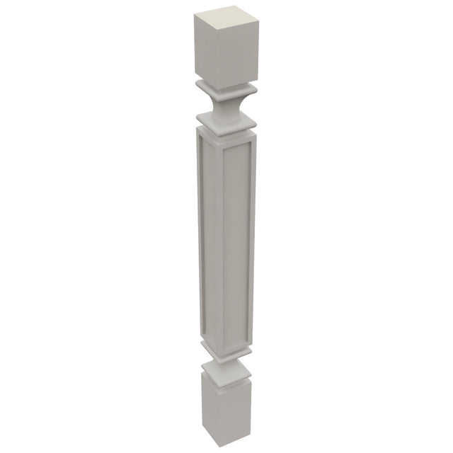 Fabuwood Nickel SP3X3 Base Post, Top View