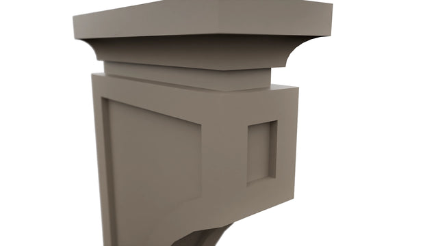 Fabuwood Oyster CMCB Corbel, Detail View