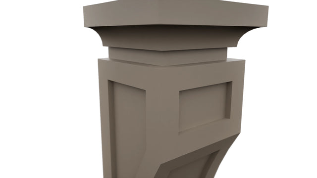 Fabuwood Oyster CML Corbel, Detail View