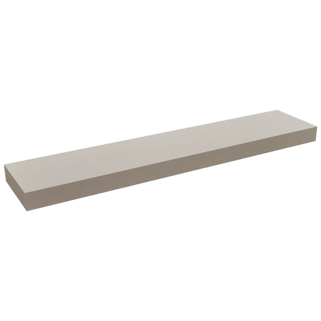 Fabuwood Oyster FLS48 Wall Floating Shelf, Front View