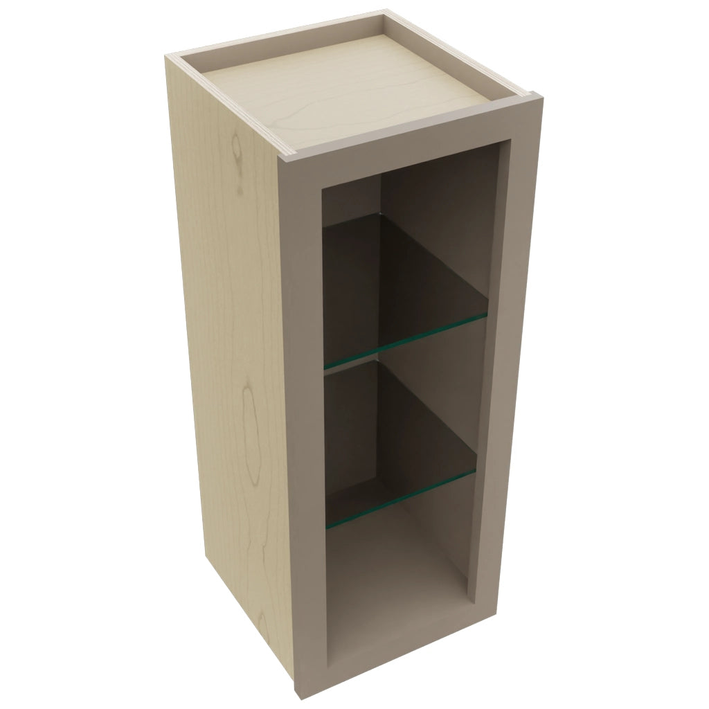 Fabuwood Oyster NDW1230 Wall Standard No Door Cabinet, Top View