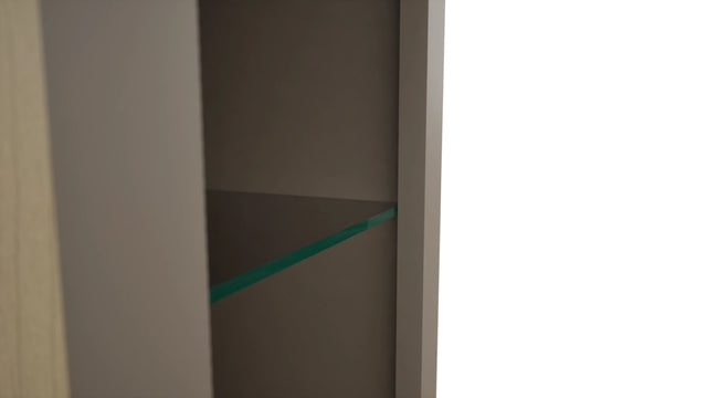 Fabuwood Oyster NDW1236 Wall Standard No Door Cabinet, Detail View