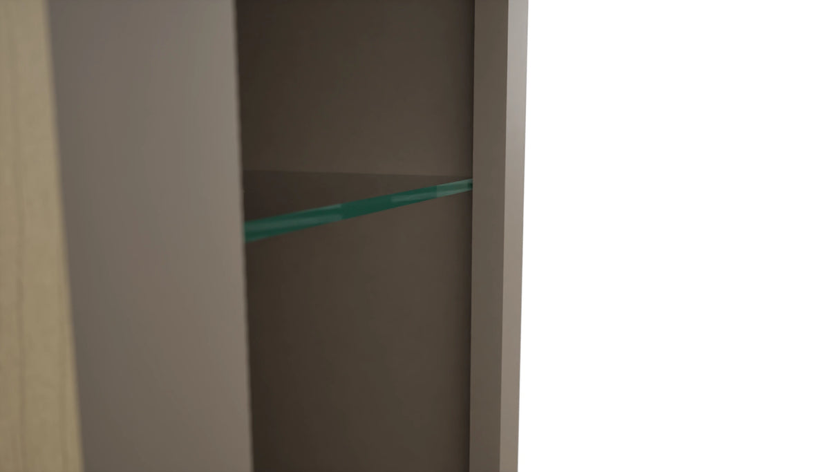 Fabuwood Oyster NDW1242 Wall Standard No Door Cabinet, Detail View