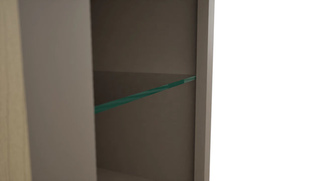 Fabuwood Oyster NDW1530 Wall Standard No Door Cabinet, Detail View