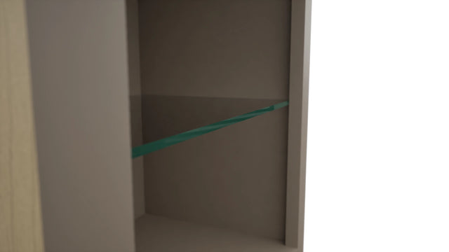Fabuwood Oyster NDW1830 Wall Standard No Door Cabinet, Detail View