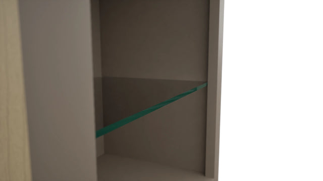 Fabuwood Oyster NDW1836 Wall Standard No Door Cabinet, Detail View