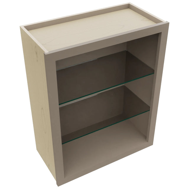 Fabuwood Oyster NDW2430 Wall Standard No Door Cabinet, Top View