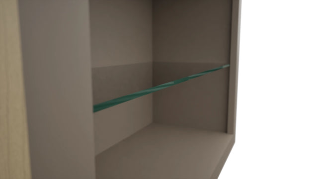 Fabuwood Oyster NDW3030 Wall Standard No Door Cabinet, Detail View