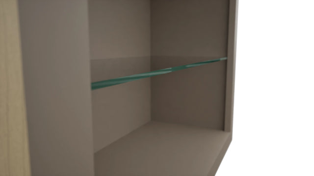 Fabuwood Oyster NDW3042 Wall Standard No Door Cabinet, Detail View