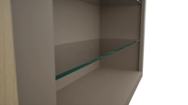 Fabuwood Oyster NDW3636 Wall Standard No Door Cabinet, Detail View