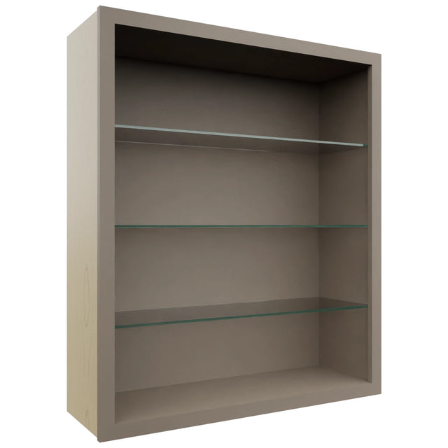 Fabuwood Oyster NDW3642 Wall Standard No Door Cabinet, Front View