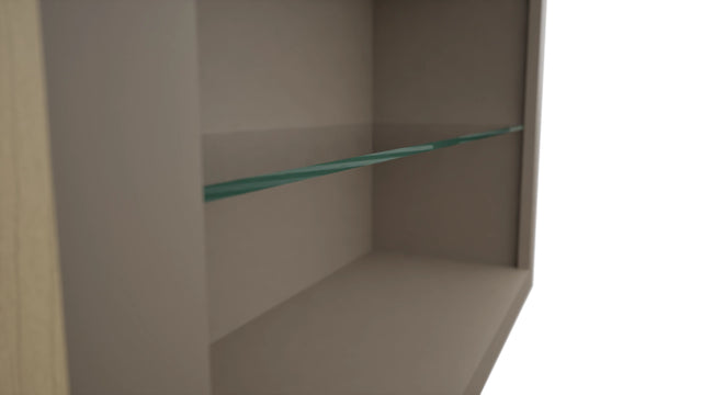 Fabuwood Oyster NDW3642 Wall Standard No Door Cabinet, Detail View