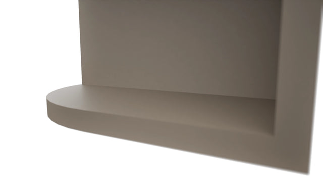Fabuwood Oyster OER636 Wall Open End Cabinet, Detail View