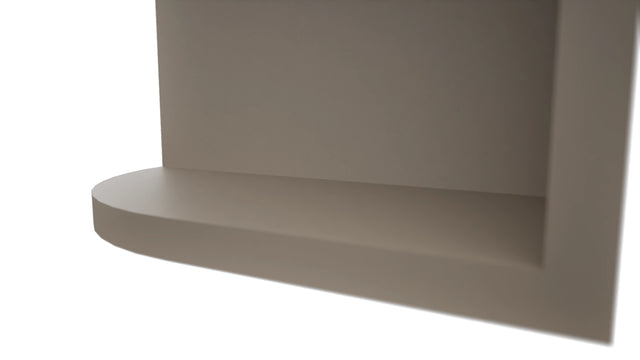Fabuwood Oyster OER642 Wall Open End Cabinet, Detail View