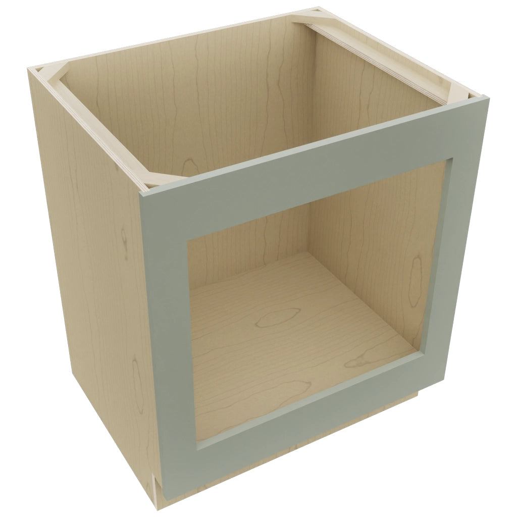 Fabuwood Pistachio Green BOC30 Base Oven Cabinet, Top View