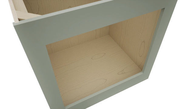Fabuwood Pistachio Green BOC30 Base Oven Cabinet, Detail View