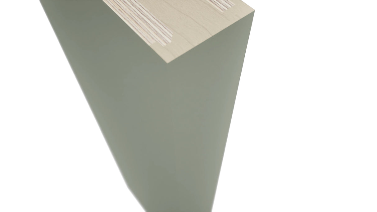 Fabuwood Pistachio Green CLM-3612 Panel, Detail View